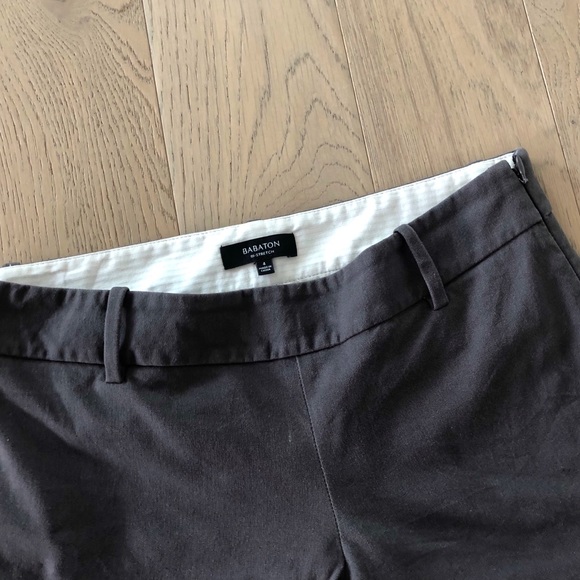 Babaton (Aritzia) Elliot Cropped Cigarette Pants in Grey - Picture 3 of 7